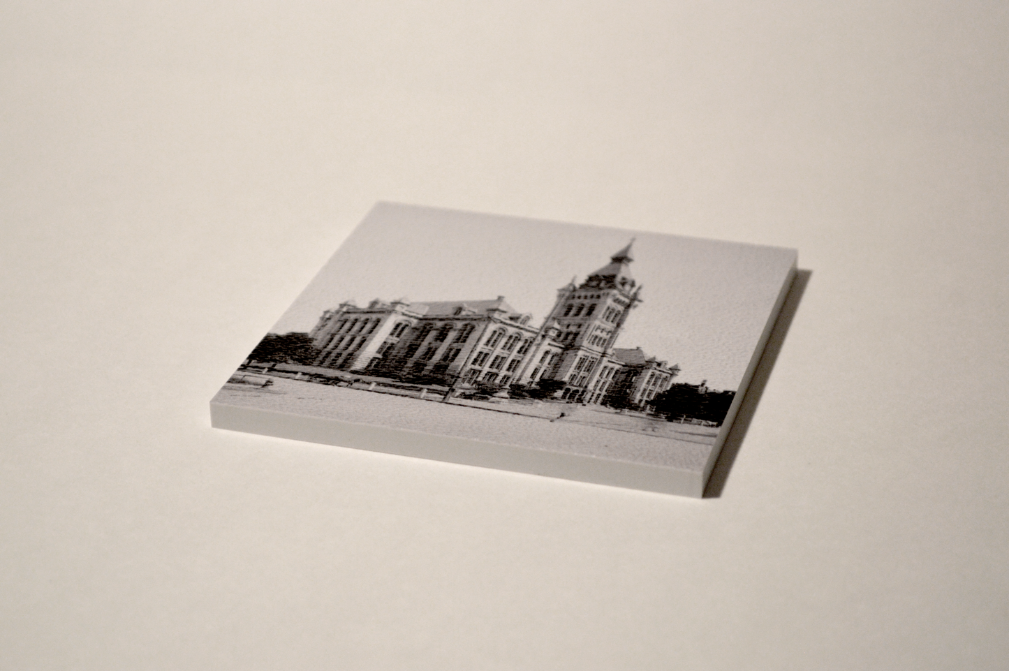 Buffalo Old City Hall Square Coaster Designed and Handcrafted in Buffalo NY