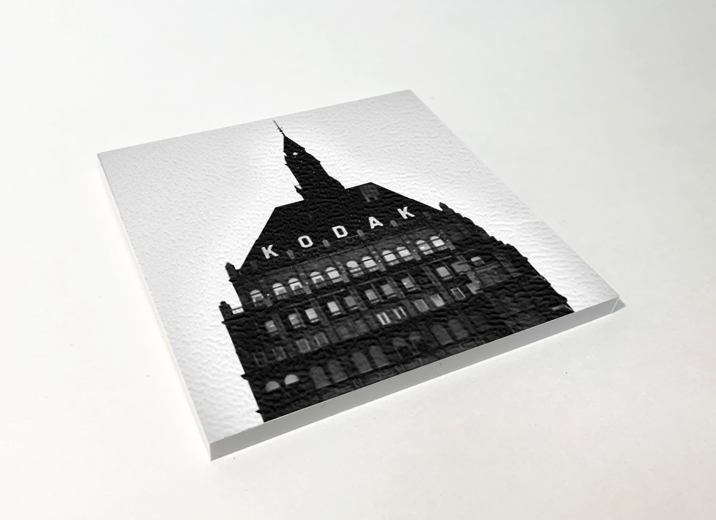 Kodak Tower Rochester ABS Plastic Coaster 4 Pack Designed and Handcrafted in Buffalo NY