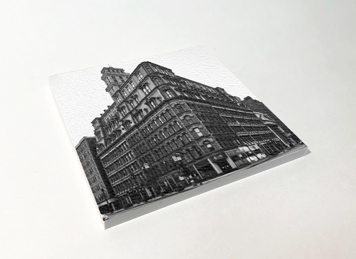 Powers Building Rochester ABS Plastic Coaster 4 Pack Designed and Handcrafted in Buffalo NY