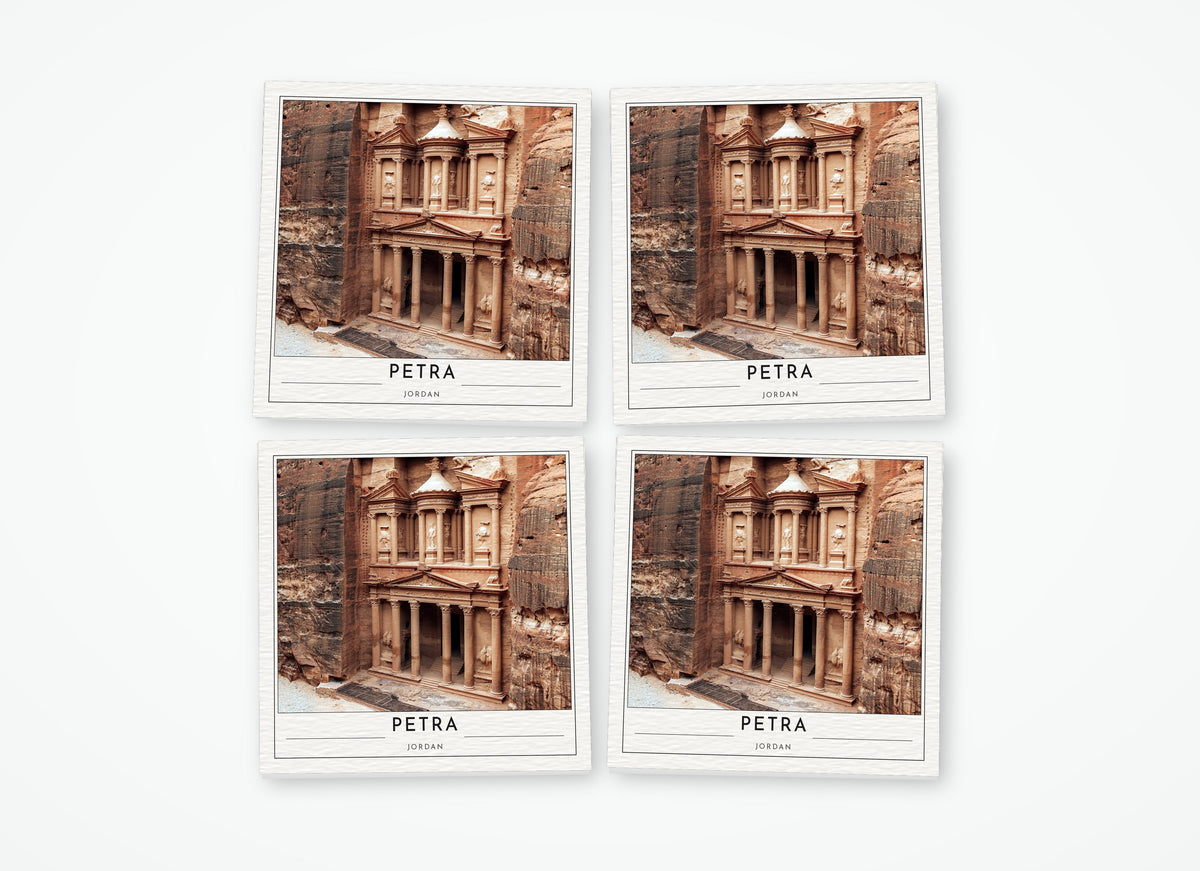 petra poster coaster 4 pack color